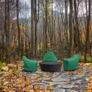 Fire Pit Cover With Chair Covers