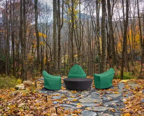 Fire Pit Cover With Chair Covers