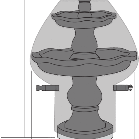 Medium Circular Fountain Cover