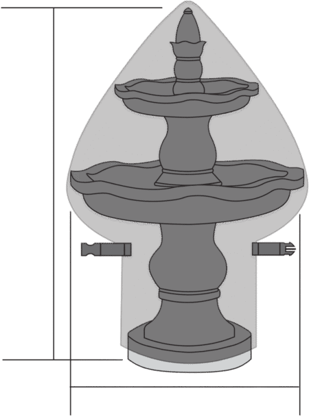 Medium Circular Fountain Cover