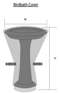 Bird Bath Cover