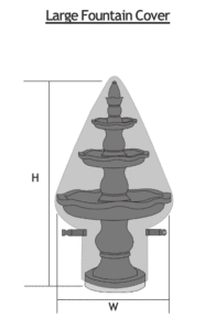 Large Fountain Cover