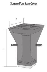 Square Fountain Cover