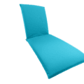 Solid Aruba Chaise Lounge Knife Chair Cushion