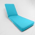 Solid Aruba Chaise Lounge Piped Chair Cushion