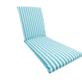 Striped Aruba Chaise Lounge Knife Chair Cushion