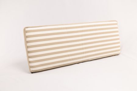 Striped Beige Bench Cushion