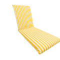 Striped Sunshine Chaise Lounge Knife Chair Cushion